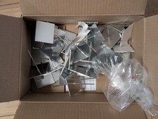 Lot of 30 approx 62 mm Self Adhesive Insulation Fastener Hangers Pins