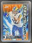 2025 Topps Cosmic Chrome Puka Nacua Light Speed Orange Galactic Refractor #/25