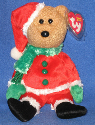 santa bear beanie baby