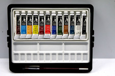 ART Grumbacher Academy Watercolors - Artist's Sketchbox Set 12 x 7.5 ml 2699