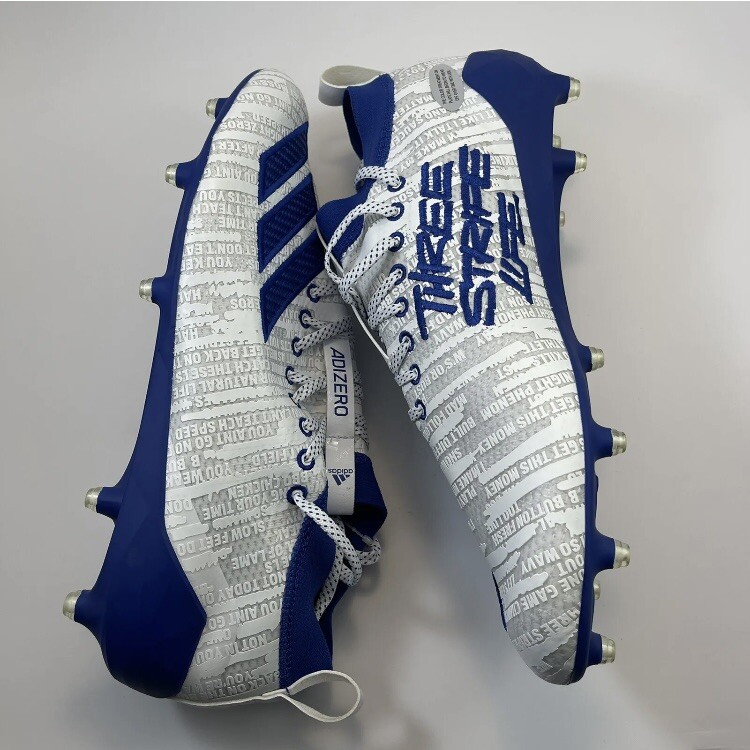 Adidas Adizero 8.0 “Three Stripe Life” Blue Mens Football Cleats