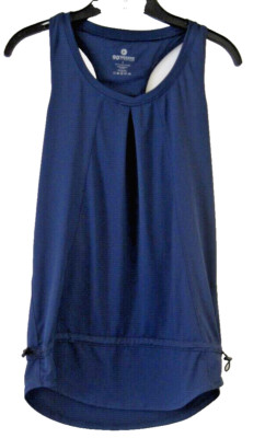 90 Degrees by Reflex~Womens~Size S~Tank Top~Blue~Active Athletic~W/Drawstring