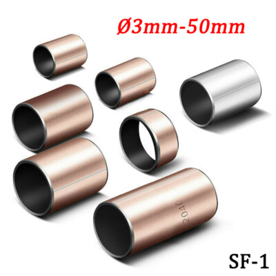 Produktbild von 10 Nylon-Flanschbuchsen 8x9,55x17,5 Mm – Selbstschmierende Gleitlager Für Lineare Anwendungen In Maschinen Und Geräten