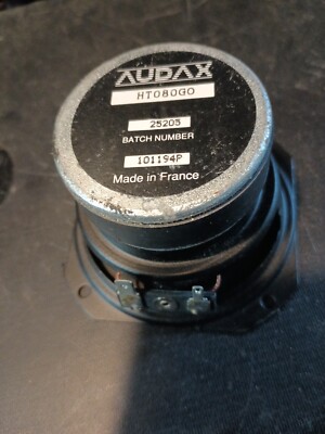 Audax polydax HT080G0 Midrange fullrange Driver 8Ω France | eBay