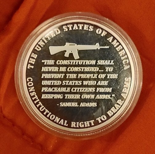 925 Sterling Silver - Second Amendment American F… - image 3