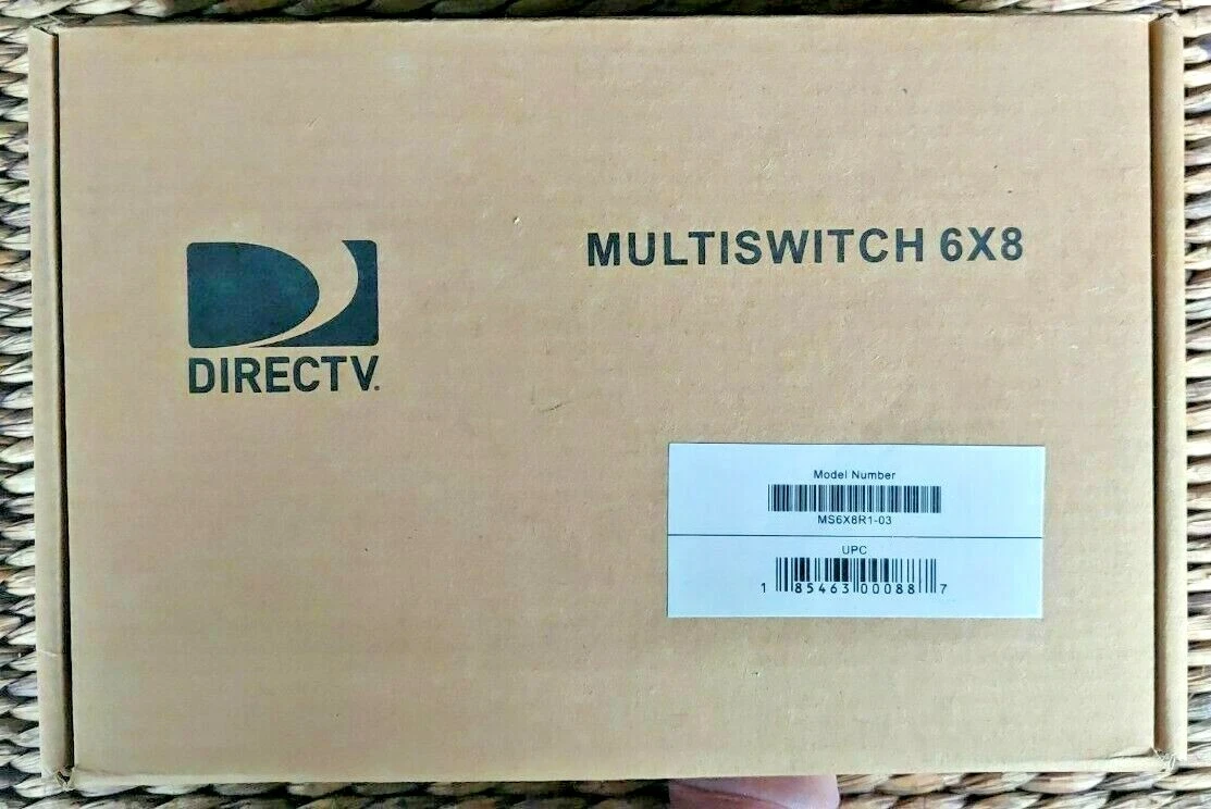 (NUEVO) DIRECTV Banda Ancha 6X8 Multiswitch KA/KU MS6X8R1-03 DTV Satélite Nuevo en Caja SAT