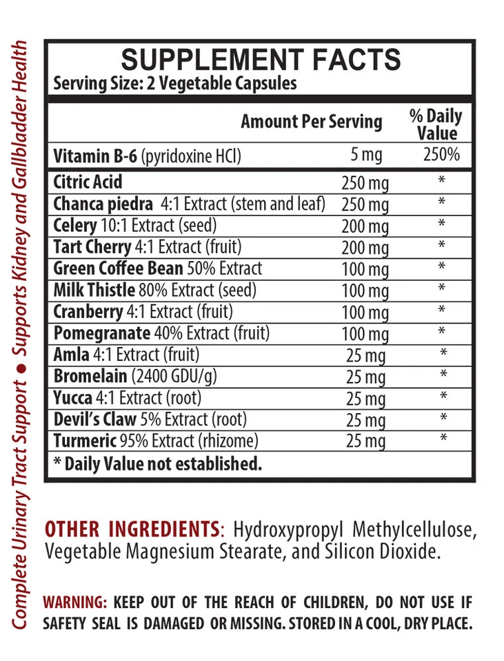 gout relief - URIC ACID FORMULA - uric acid cleanse - 1 Bottle - Image 2 of 4