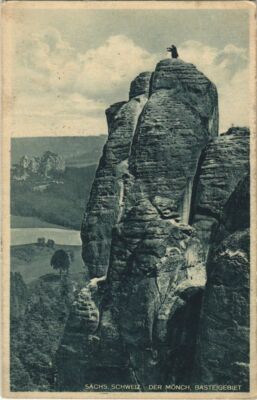 CPA AK Der Monch - Basteigebiet GERMANY (1080231)