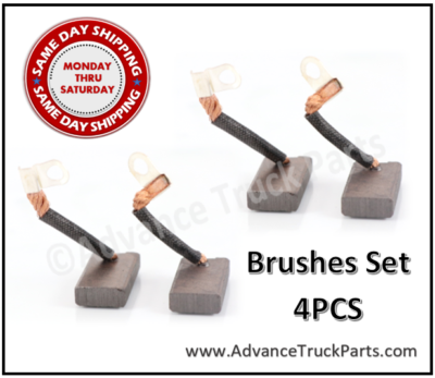 ATP 4pc Brush Set Club Car EZ GO Yamaha Golf Cart Gas Starter