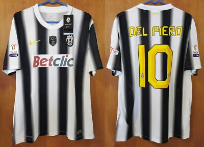 JUVENTUS jersey FAREWELL MATCH 2011/12 #10 DEL PIERO Calcio | eBay