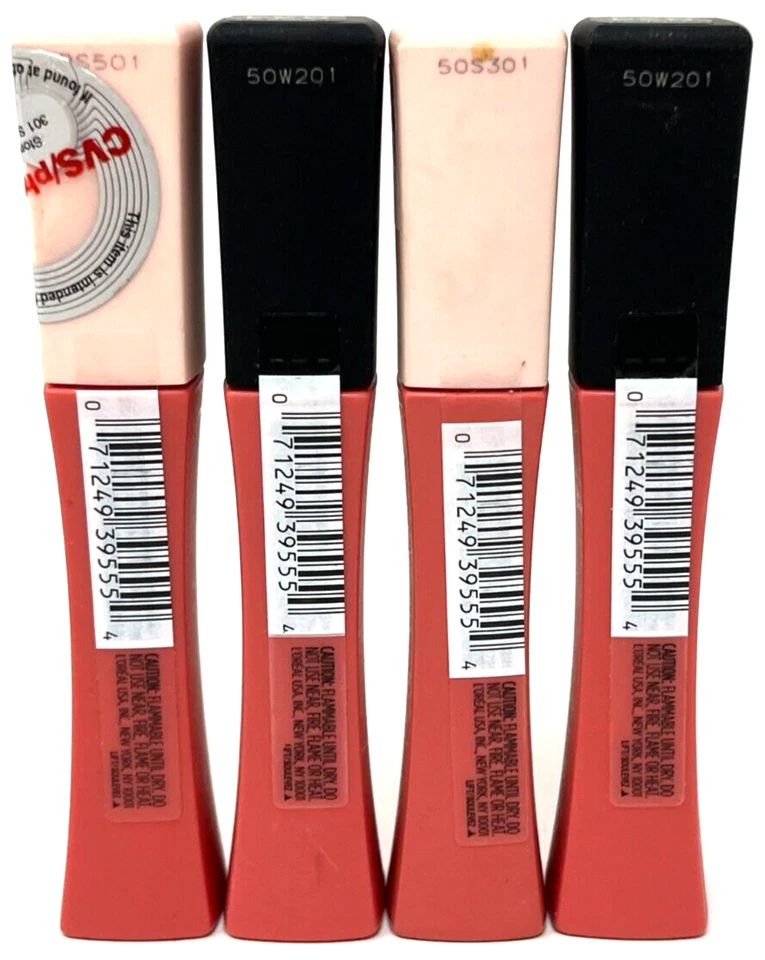 (4) Loreal Infallible Pro Matte Liquid Lipstick 0.21 fl oz Sealed 824 Guava Gush - Image 3 of 3