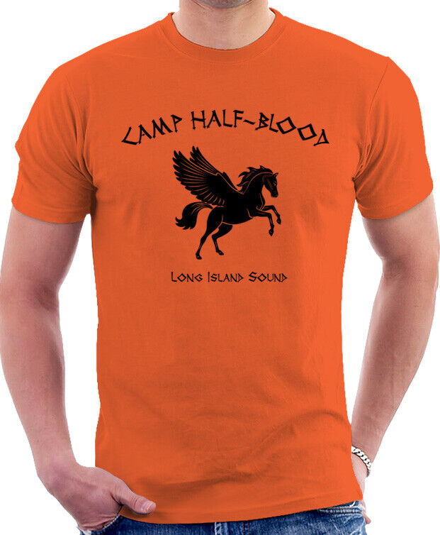 Camp Half Blood Shirt (Youth Small, Orange)