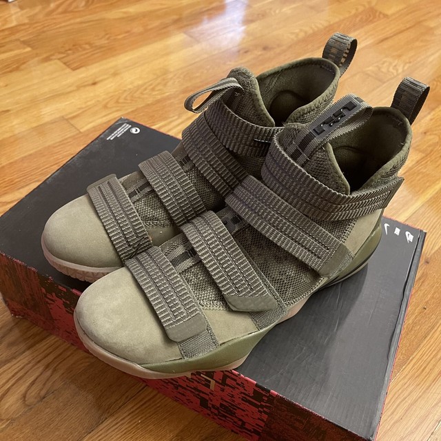 lebron soldier 11 olive green