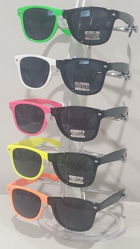 Rubber Sunglasses half/half 100% UV Polycarbonate - Picture 2 of 9