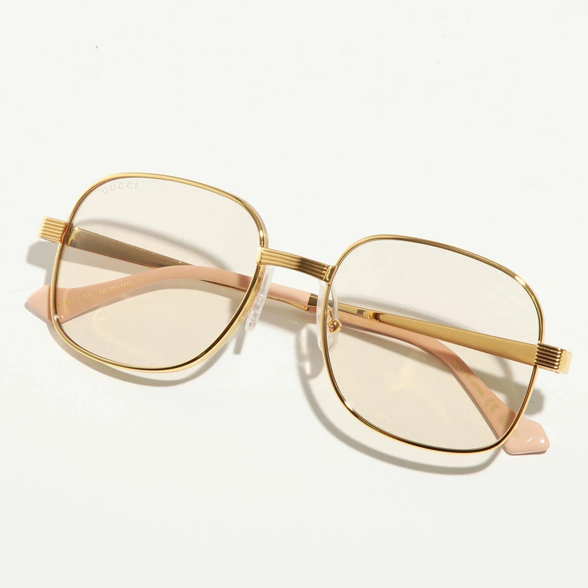 【美品】GUCCI サングラス Gucci Sunglasses GG0788S Ladies Paris Type Logo Eyewear 001