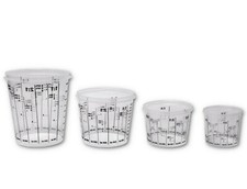 Farbmischbecher mit Skala Lackmischbecher Mischbecher Autolack Messbecher