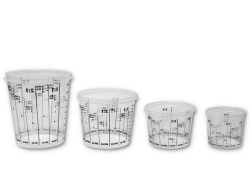 CANOPUS Mischbecher 25 Stück 300ml | Für Lack & Epoxidharz