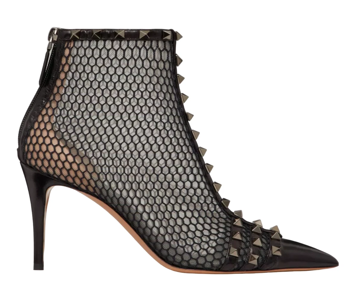 Valentino top boots studs