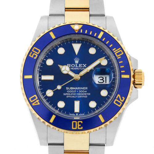 Rolex Submarina Fecha 126613LB Azul Número Aleatorio Segunda Mano Para Hombre - Imagen 1 de 8