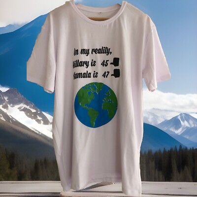 In My Reality T - Shirts, Sizes XL, L Unisex, Larger Sizes Available On Request