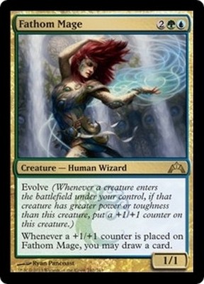 MTG Magic GTC - Fathom Mage/Mage of the Great Fund, English/VO