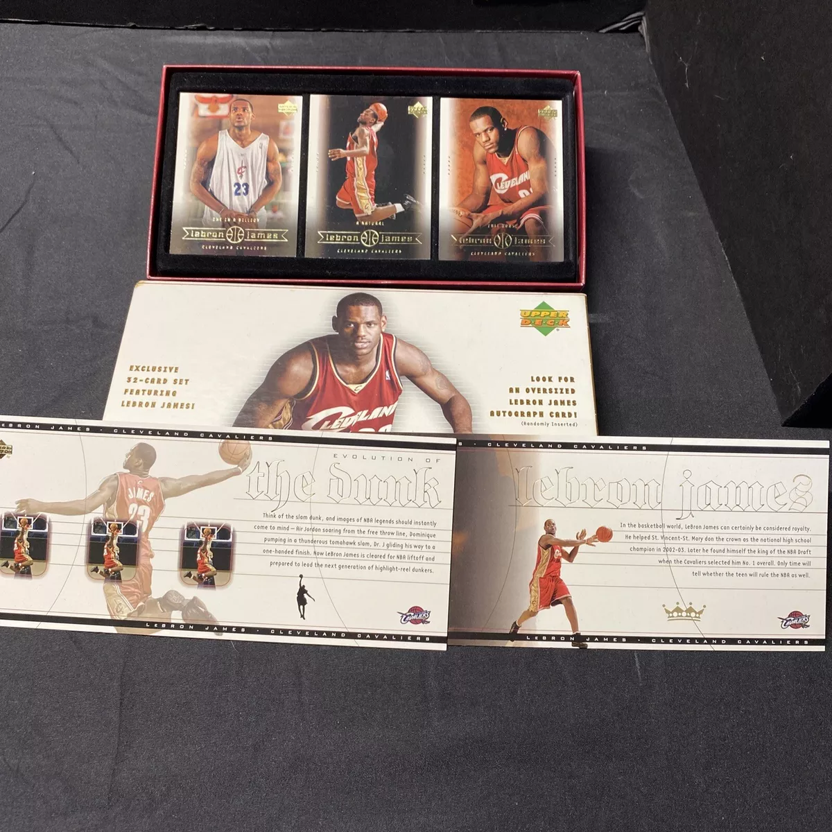 2003-2004 Upper Deck Lebron James Exclusive 32 Card Rookie Box Set- OPENED 🔥🔥