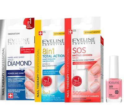 Eveline Cosmetics Nail Therapy Intensive Hardening Nail Conditioners 12ml
