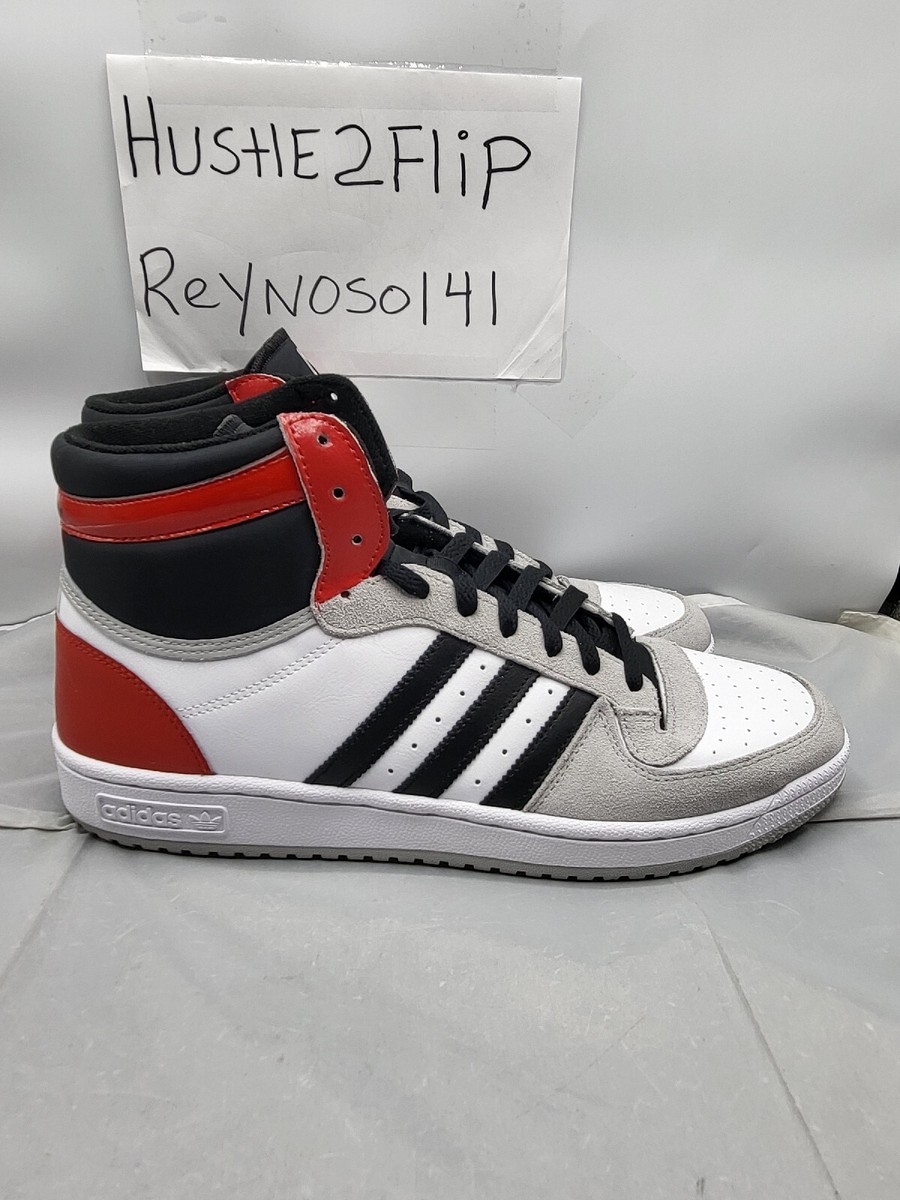 リエゾン Adidas Top Ten RB High “Grey Scarlet” FZ6197 Mens Size 13