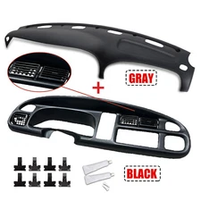 For 1998-02 Dodge Ram 1500/2500/3500 Pickup  Dash Bezel&Dashboard Cover Overlay