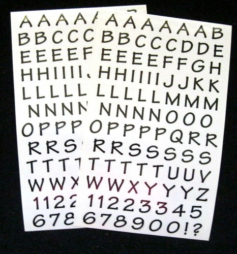 Mrs Grossman Alphabet Variety Sticker Sheets *Your Choice* See Description - Picture 11 of 24
