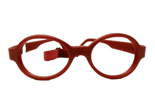 Miraflex Baby One Dark Brown Authentic Eyeglasses 37-14-117 Miraflex Baby One 37 Kids Eyeglass Frames B1 MM Dark Brown  main image 4