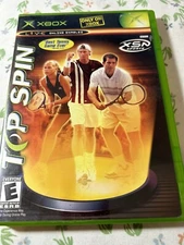 Top Spin Microsoft Xbox 2003 Case Manual Disc Tested Works Great Authentic
