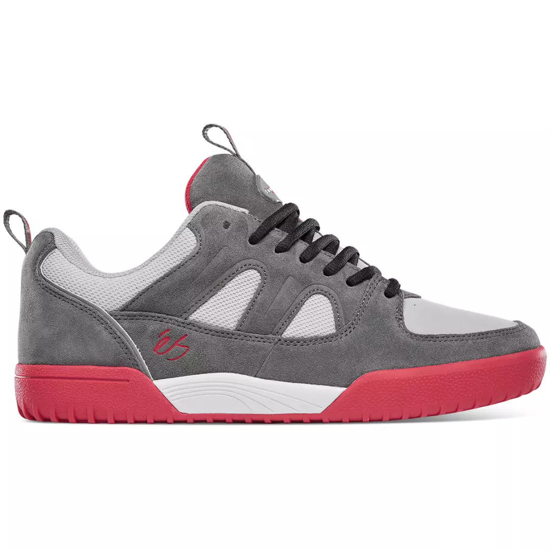 Size 9.0 eS Skateboarding Silo SC Grey Red Skate Shoes eBay