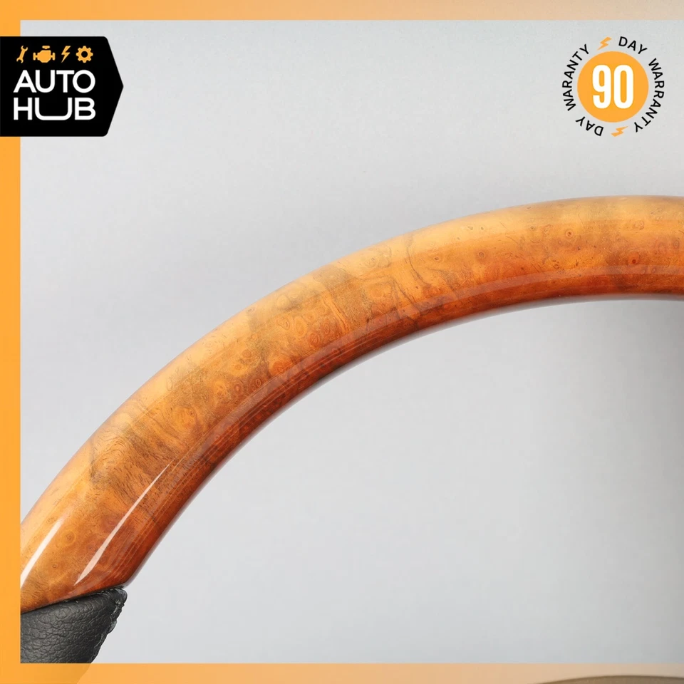 09-12 Mercedes R230 SL550 SL600 руль дерево с подрулевыми переключателями черный OEM - Изображение 3 из 4