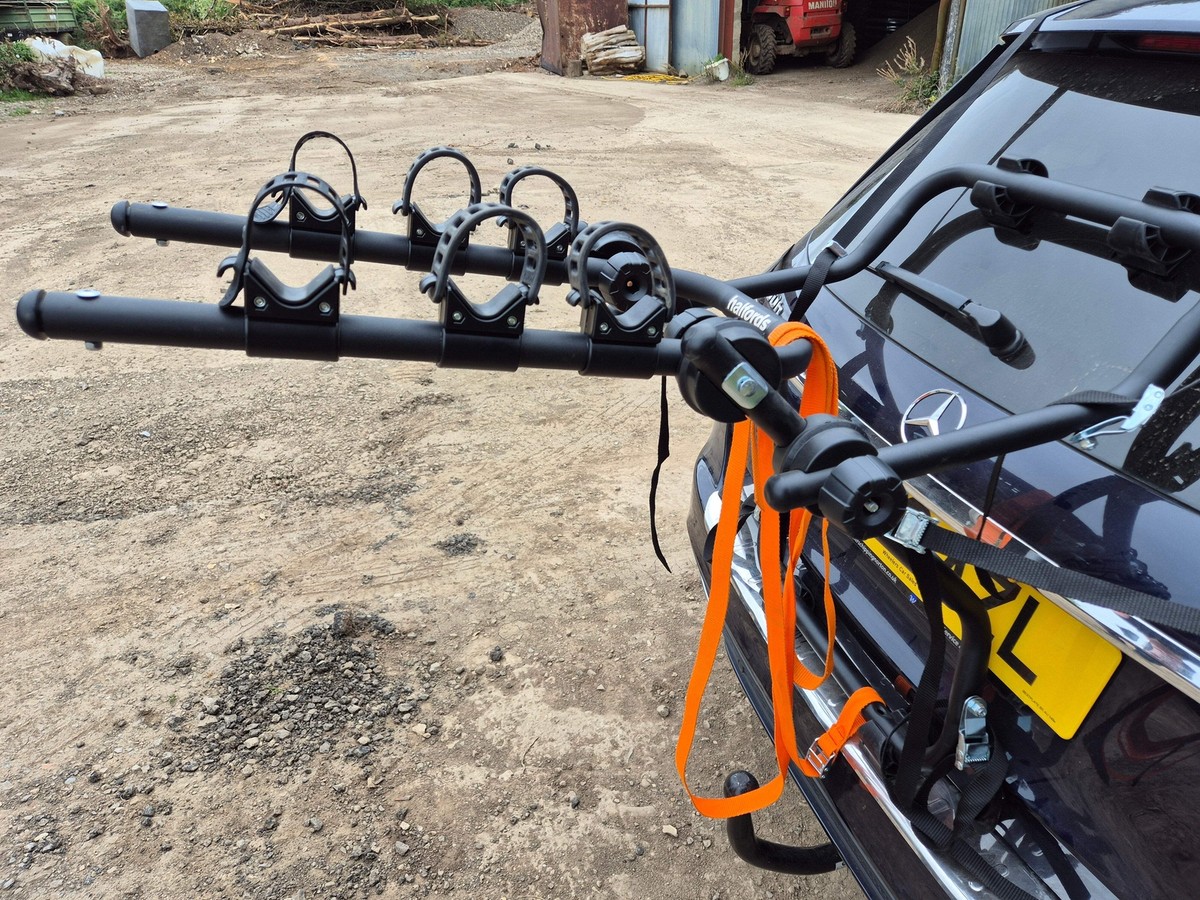 Halfords Rear Mounted bike rack Used VGC