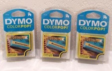 Dymo Colorpop Gold Glitter 1/2" x 10 Feet D1 Cartridge New Sealed Pack of 3 