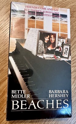 VHS - BEACHES - BRAND NEW / FACTORY SEALED (1996 Bette Midler) 