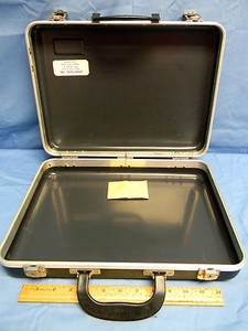 Sportcase Plastic/Aluminum Carrying Case w/ Keys I.D. 14-1/2” x 10-1/2” x 3”