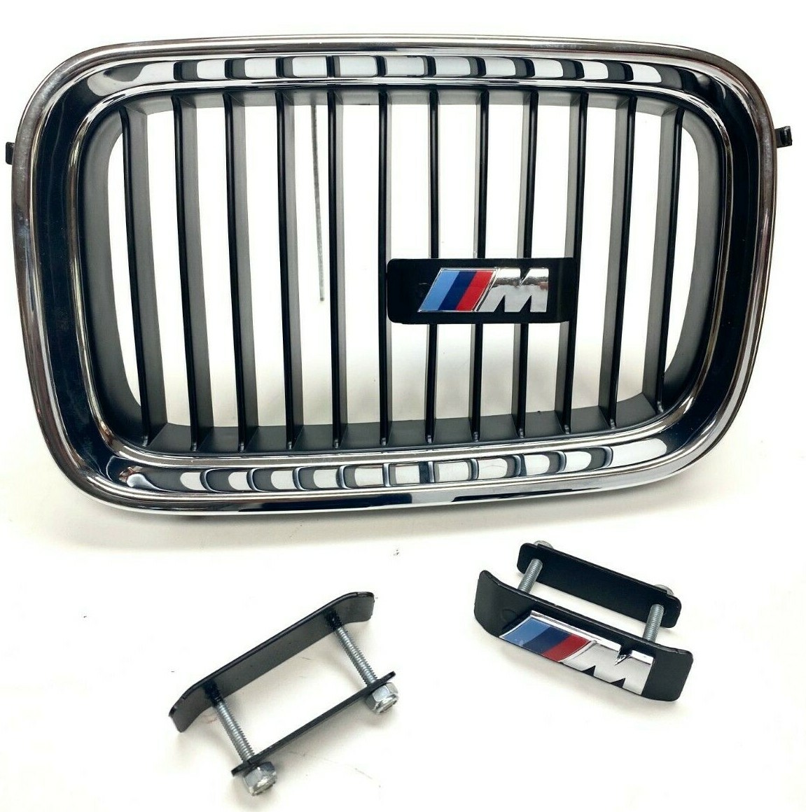 BMW M3 E30, E36, E46, M5, M6 front grill emblem with Mount bracket 