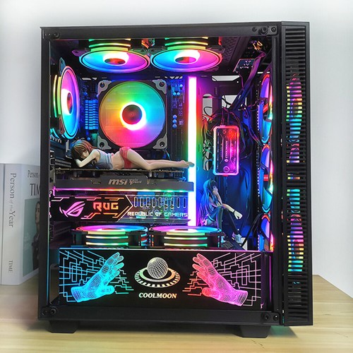 120mm RGB Computer Case Fan Quiet Cooling Fans LED RF Remote Control DIY PC ARGB - Picture 17 of 32