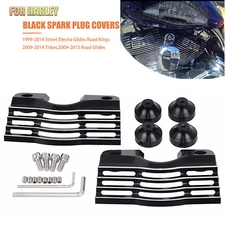 Spark Plug Head Bolt Covers Fit For Harley Road King Street Glide Special FLTRXS