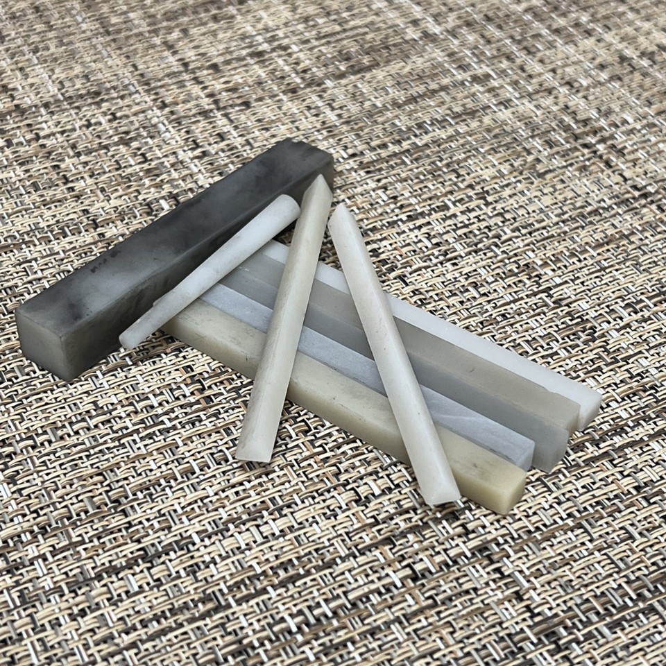 Translucent Hard Arkansas Stones File Set Machinist Toolmaker eBay