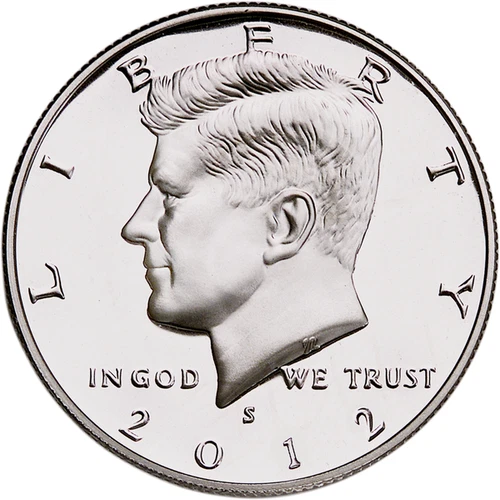 2012 S  SILVER  PROOF KENNEDY HALF DOLLAR