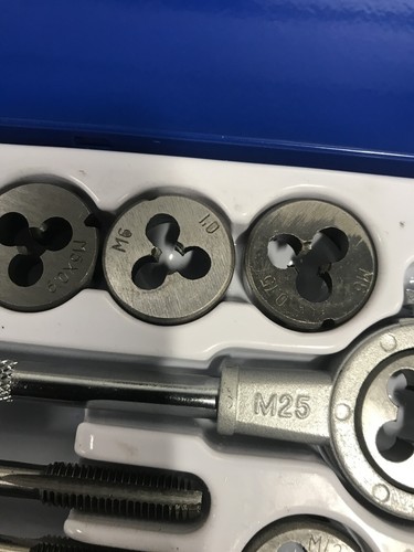 24pc Tap and Die Set Thread Repair Tool Kits Die set Tap Set Screw Repair Thread - Picture 4 of 12