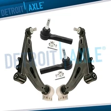 Front Lower Control Arms Outer Tie Rod Ends Kit for 2014 - 2018 Chevrolet Impala