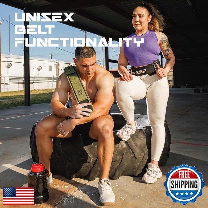 IronKnox Premium Weight Lifting Belt, 4 Inch Weight Belt for