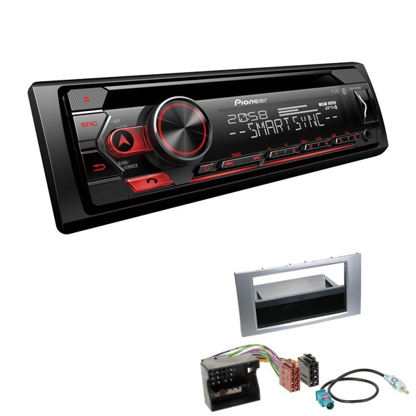 Pioneer Autoradio Bluetooth Spotify FüR Ford Transit 2006-2013 Silber Mit Canbus-image