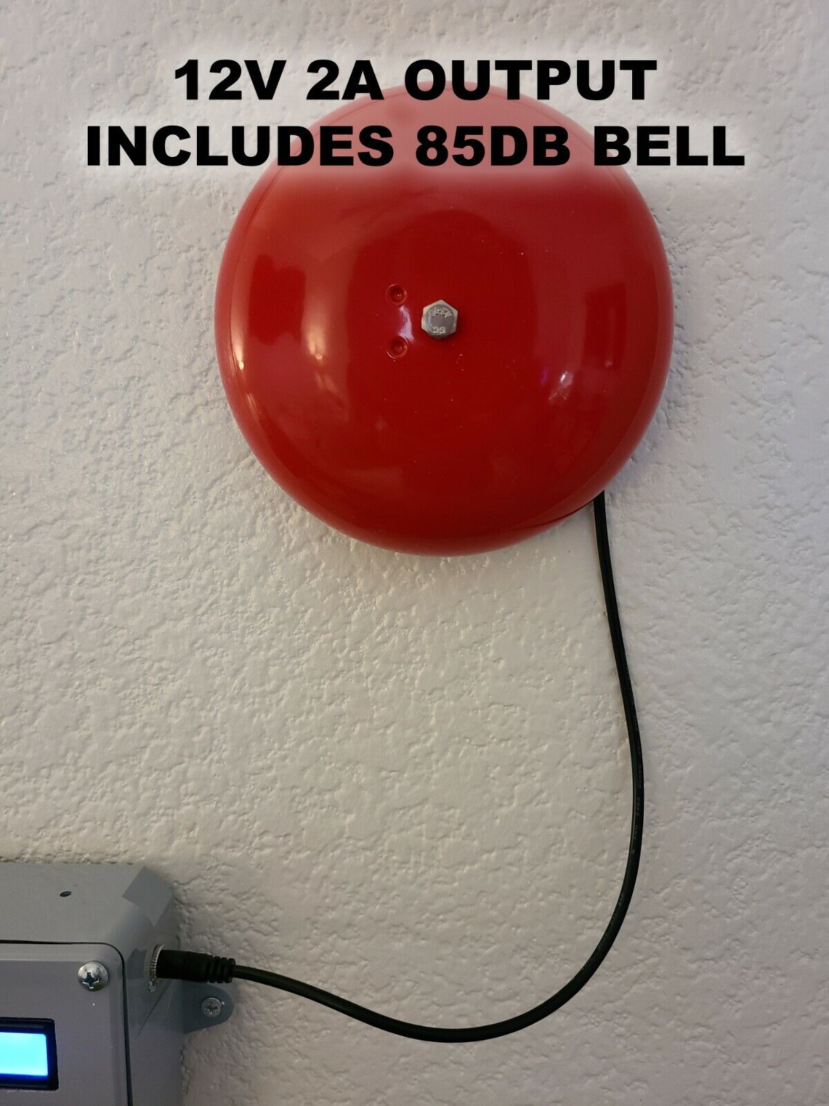 Factory break time alarm bell, notification system for warehouse 18 alarms! loud