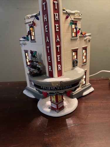 Uptown Theater 2006 Depart 56 A Christmas Story Ceramic Original Bx RARE VTG - Picture 2 of 6