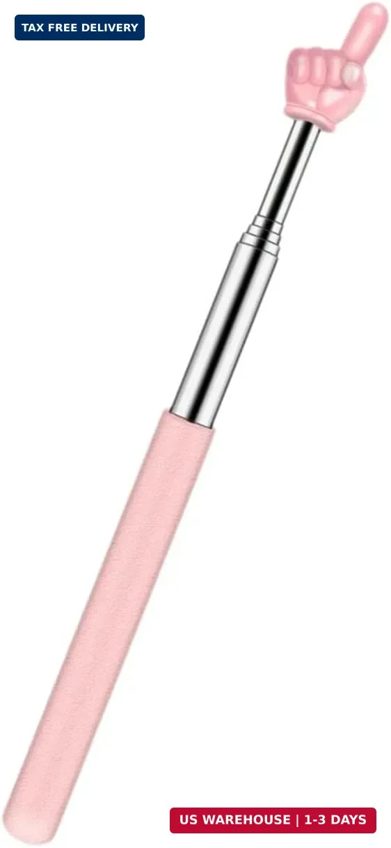 Pointer Finger Stick Extendable, Hand Pointer for Teachers with Telescoping, Ret
